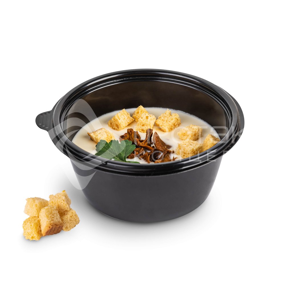 Пр мс. Супница пр-МС-500 черная (1уп = 540 шт). Контейнер для супа одноразовый. Миска для супа из пищевого пластика. Контейнер пр-МС- 501 черный.
